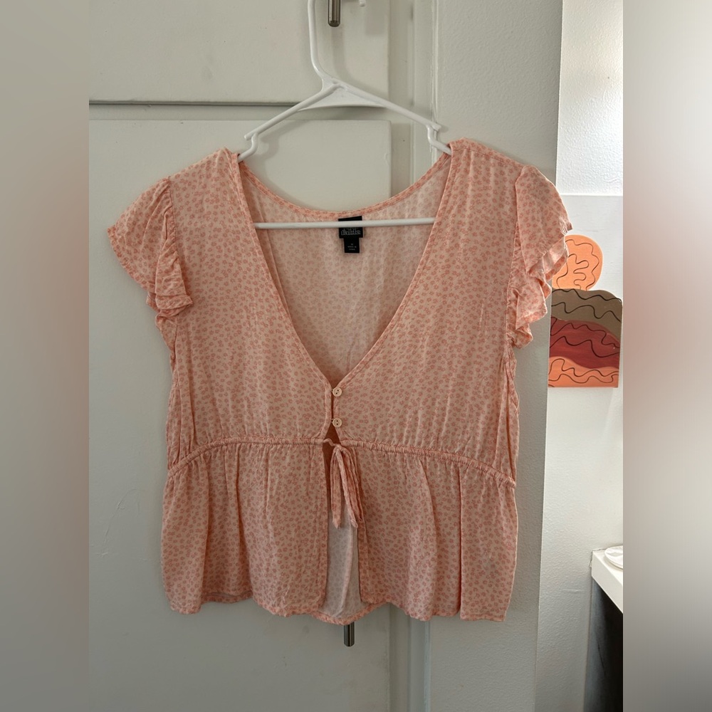 Light pink crop top